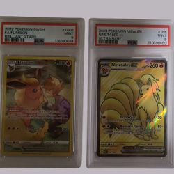 Ninetales and Flareon Graded Slabs for Sale