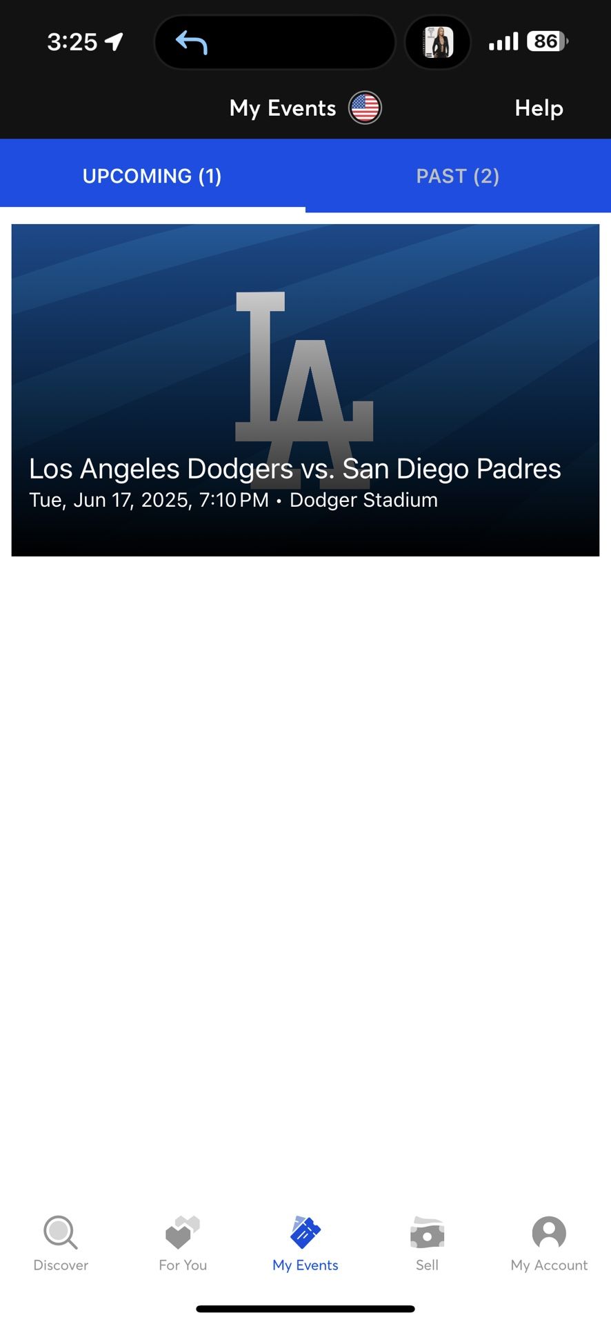 2 Tickets Dodgers Vs San Diego Padres