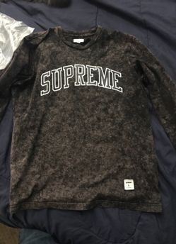 Supreme Acid wash L long sleeve