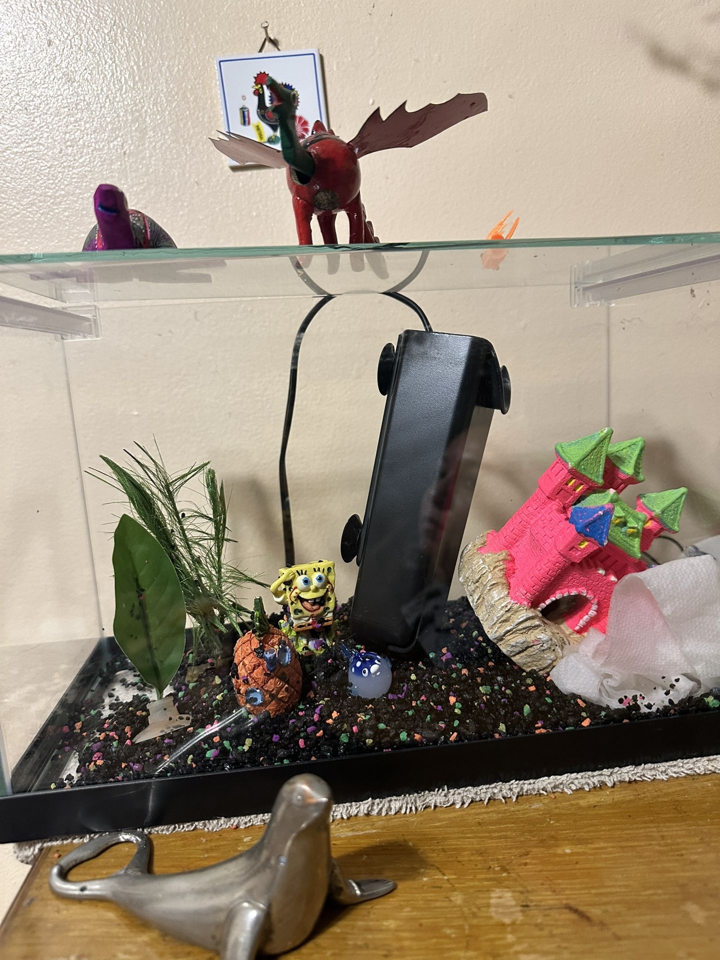 3 Gallon Fish Tank + Filter