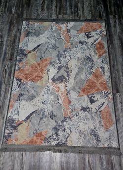 Area Rug 45 Inches x 32 Inches Mat – Washable with Non-Slip Backing Tapete