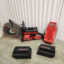 Milwaukee Battery Concrete Cutter Saw 