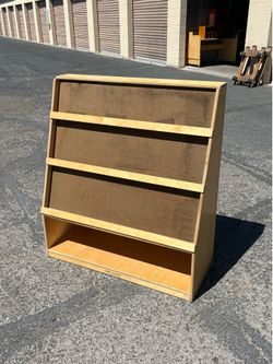 Kids Real Wood Book Shelf-$20