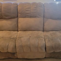 Double Reclining Sofa / couch With Center Console