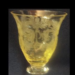 Byzantine Mandarin Cordial vintage glasses. 