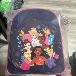 Mini Purple Pink Official Disney Merch Princess Characters Backpack