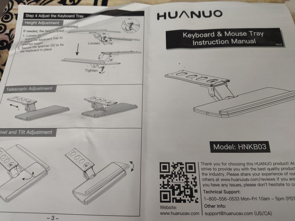 Keyboard And Mouse Tray 