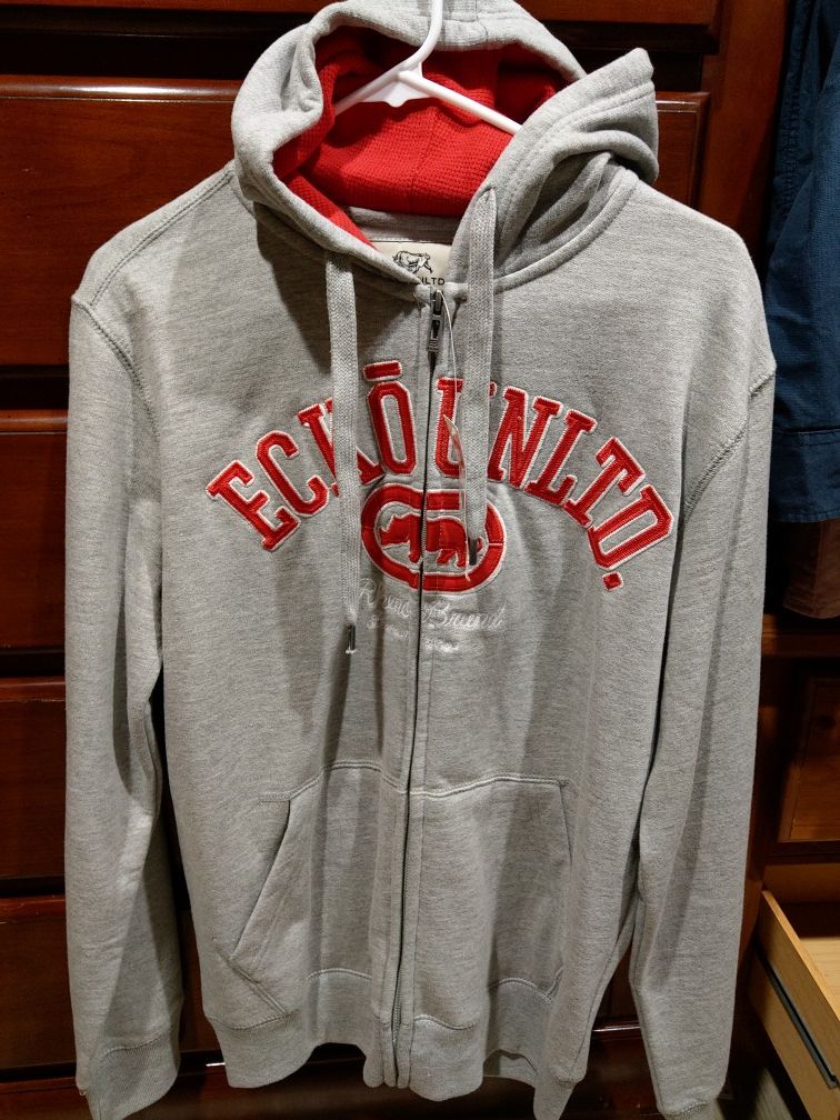 Ecko Unlimited Hoodie Grey/Red