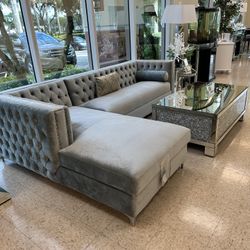 Modern sectional sofa sale- limited supply- zero interest Finance available- shop now pay later.  🔥HOT BUY🔥