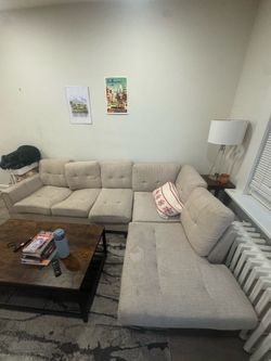 Sectional couch, very cozy and easy to disassemble