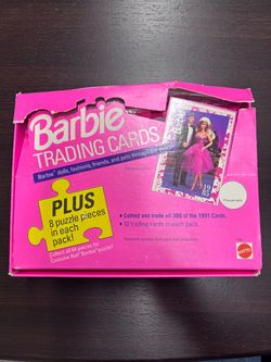 1991 Barbie Trading Cards Box by Mattel