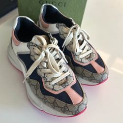 Authentic Gucci Rhyton Sneakers 