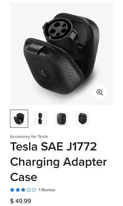 Tesla SAE J1772 Charging Adapter Case