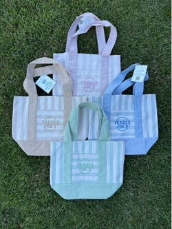 Trader Joe’s striped mini totes