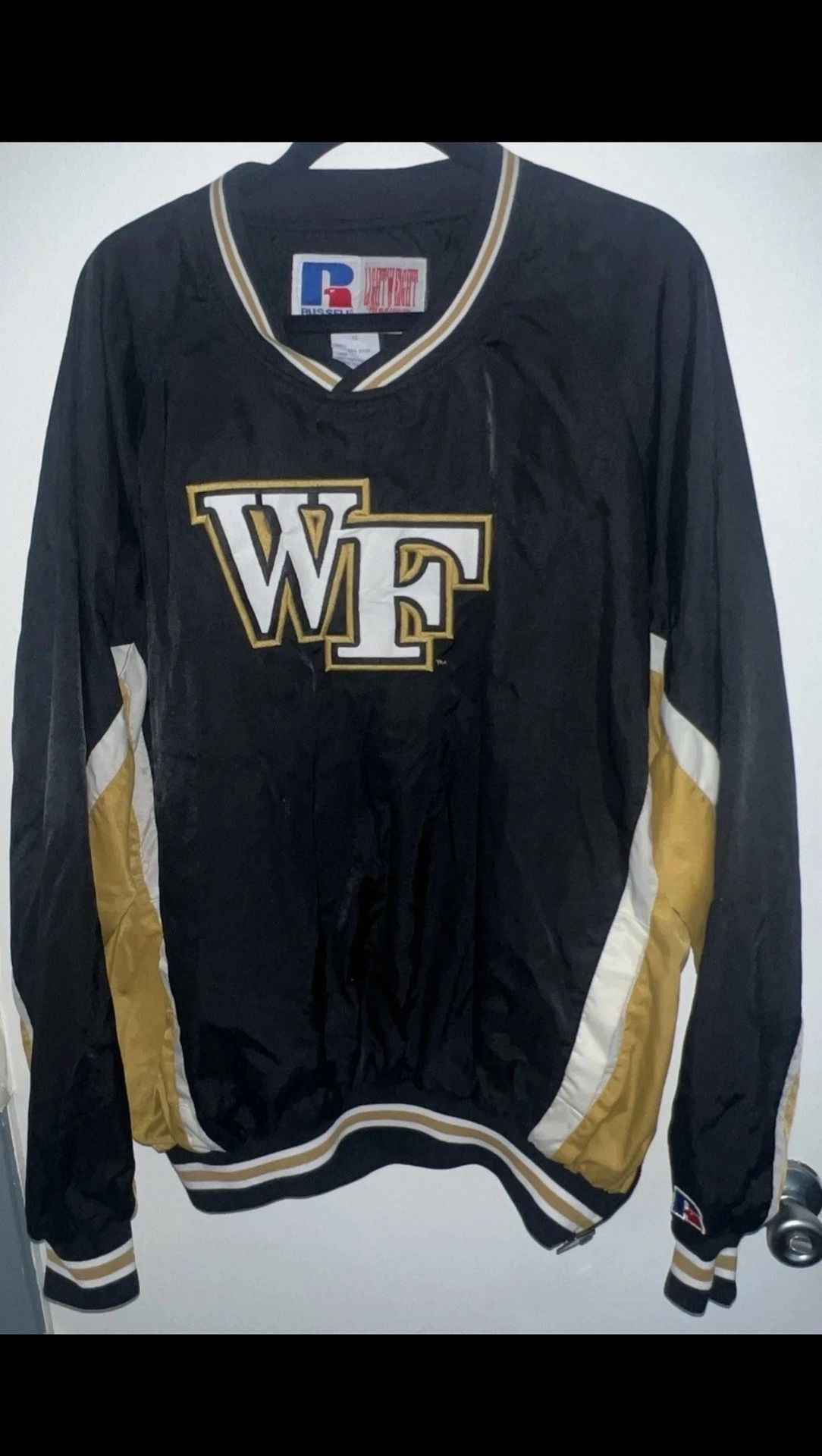 Wake Forest Russell Athletic Lightweight Pullover Water Resistant Men's XL
