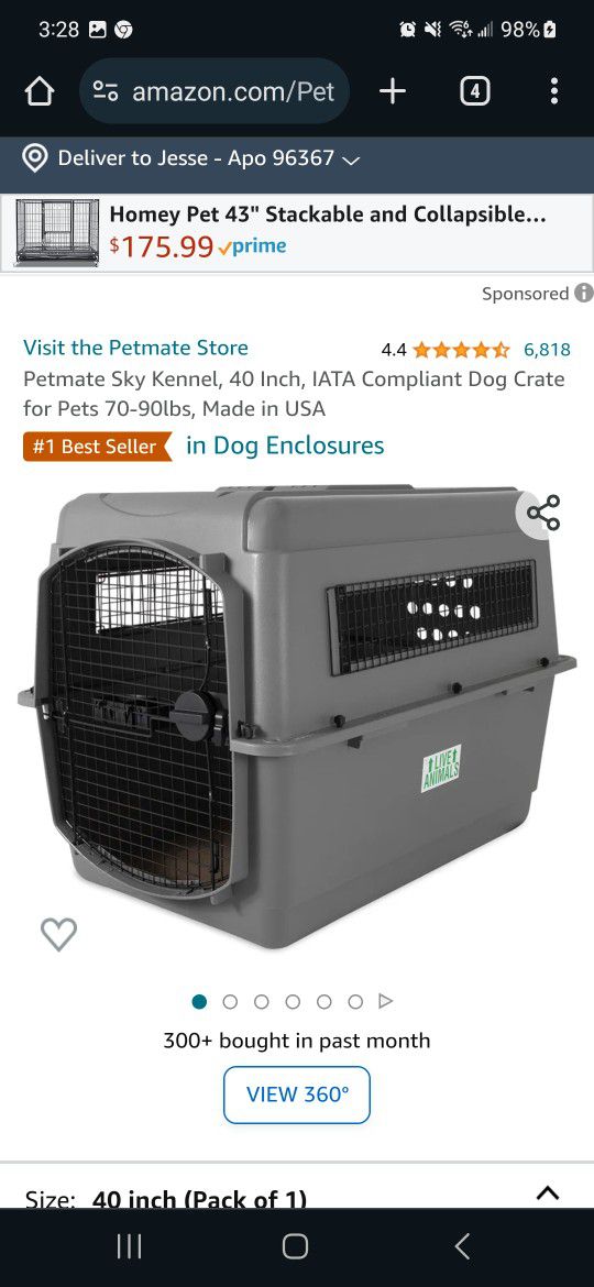 XL dog sky kennel