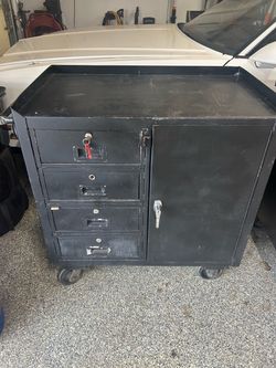 2 Industrial Rolling Tool Bench / Boxes