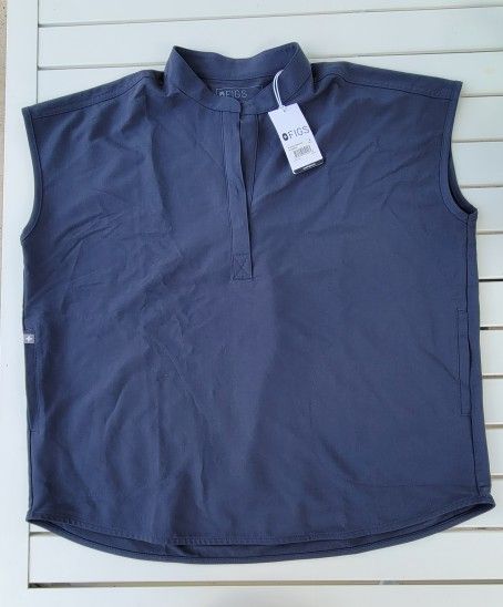 NWT Figs Rafaela Women's Scrub Top Size Medium Style # WXXSW1003 PO# 2314 Night Sky 