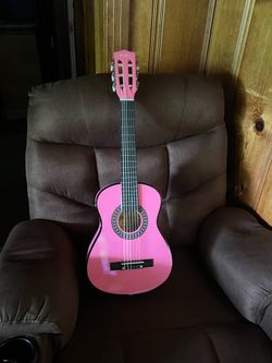 Music Alley 30-Inch Junior Classical Guitar in Pink