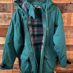 Vintage Teal Spruce Island Coat