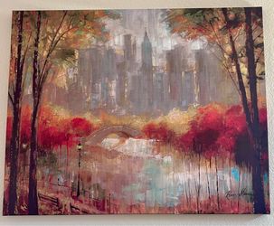 City View- Central Park New York By Ruane Manning