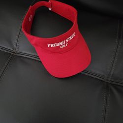 Red Addidas Fresno State Golf Hat