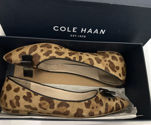 Cole Haan Leopard Flats Women’s 8.5
