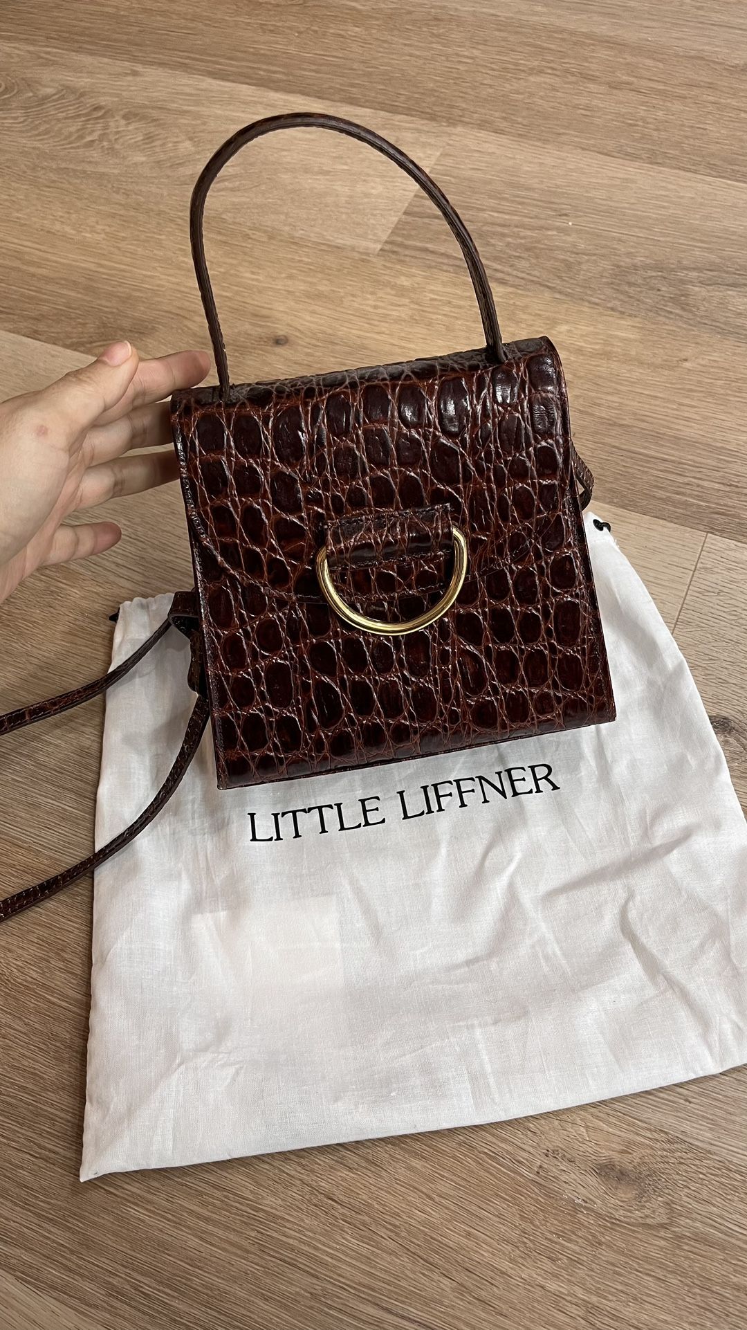 Little Liffner “Little Lady”100% Calf Leather Handbag - Vintage - Made in Italy