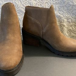 Eileen Fisher Leather Booties New - Sz 5.5