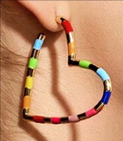 Colorful Heart Hoop