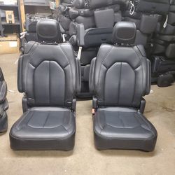 Brand New Black Leather Bucket Seats 