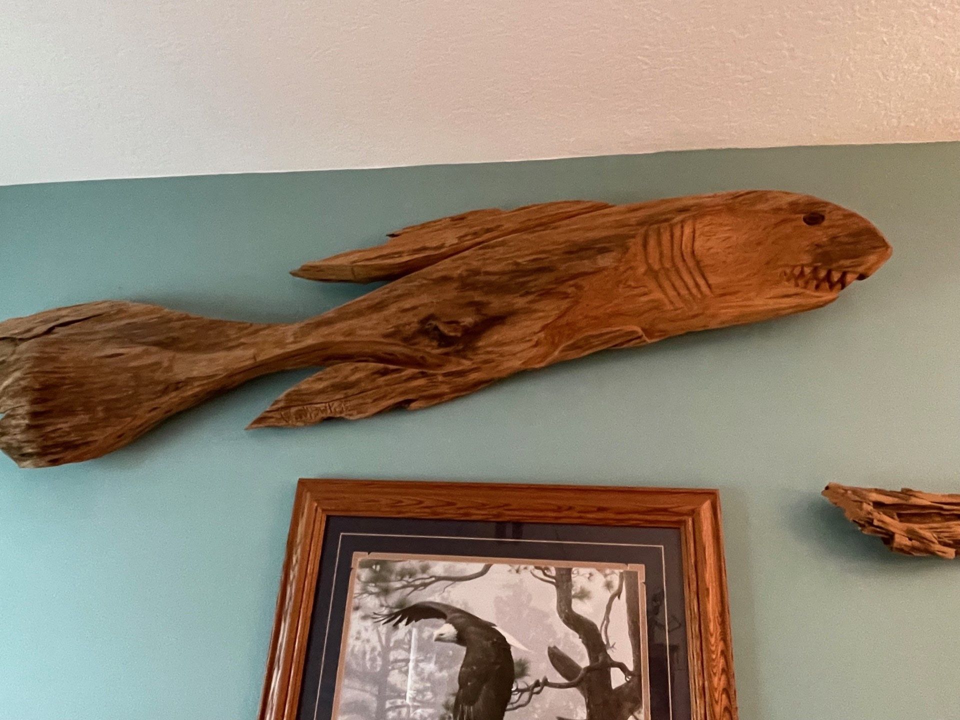 Custom Chainsaw Fish Driftwood