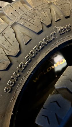 Amp all terrain tires 35x12.5 r20