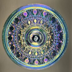 Multi Colonel antique Candy dish a Lid