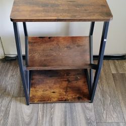 3 Tier  rack, bedside table with magazine rack, suitable for living room and bedroom