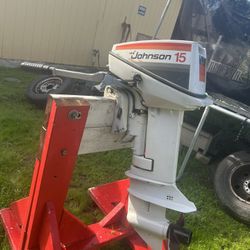 For Sale 1982 Johnson 15 Hp Short Shaft 