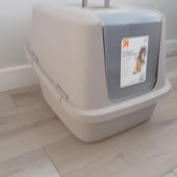 Extra Large Enclosed Cat Litter Box 