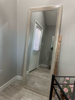 Long mirror.