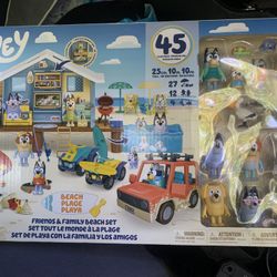 Bluey Friends And Family Beach Set 