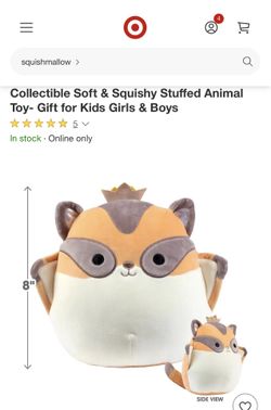 New with tags collectible soft and squishy stuffed animal raccoon it’s a Squishmallows
