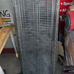 Heavy Duty 5 Tier Metal Shelving Rack With Wheels NSF Certified 