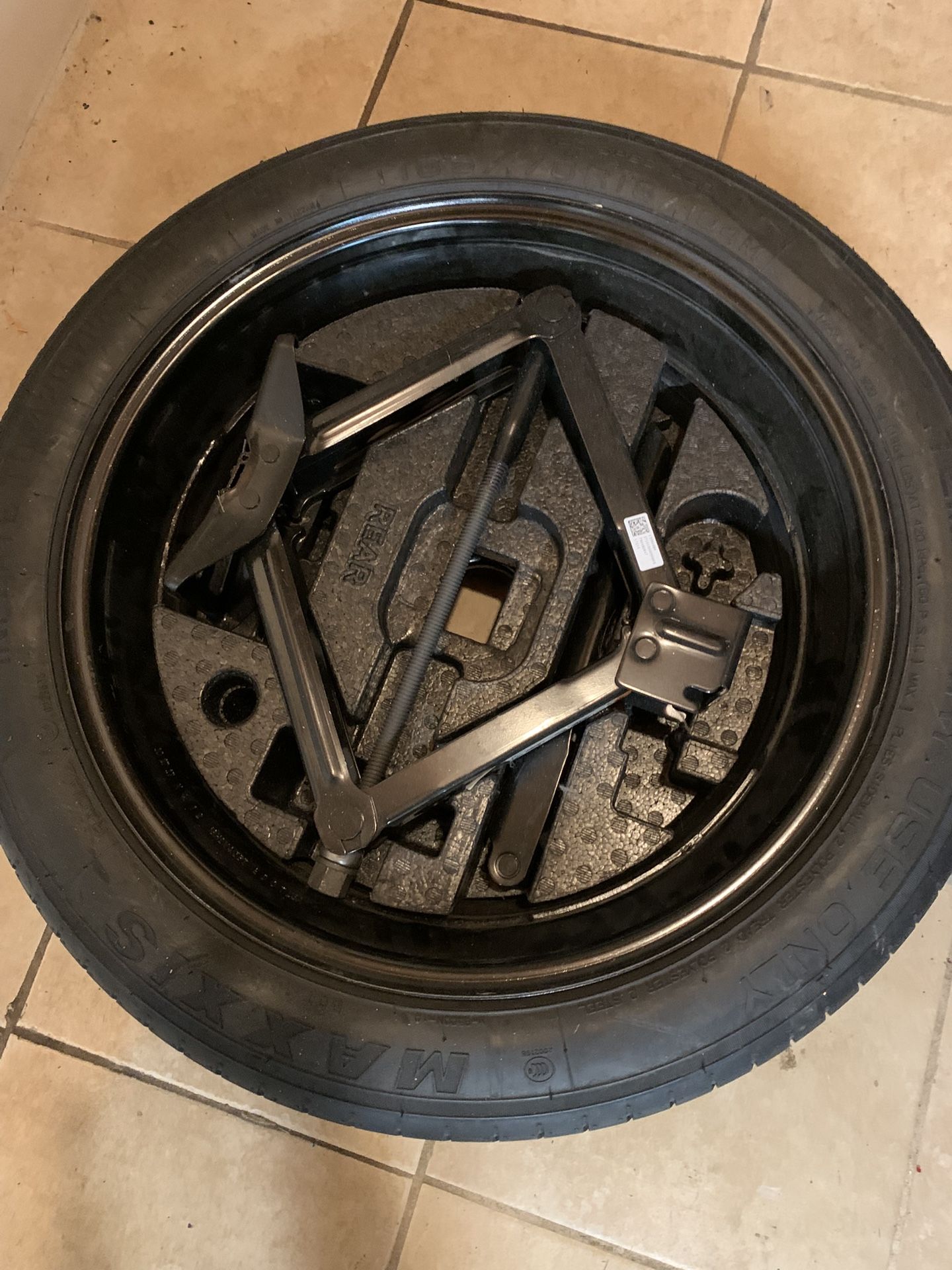 Spare Tire With Jack