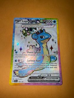 Lapras EX Pokemon Card