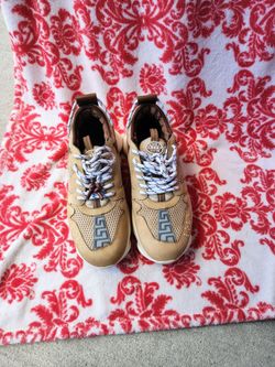 Versace chain link sneakers size 10 and a half