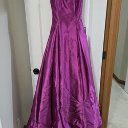 Magenta Ballgown Dress