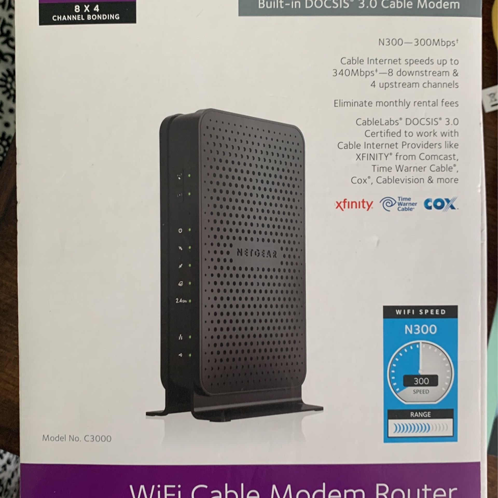Net gear N300 WiFi Cable Modern router