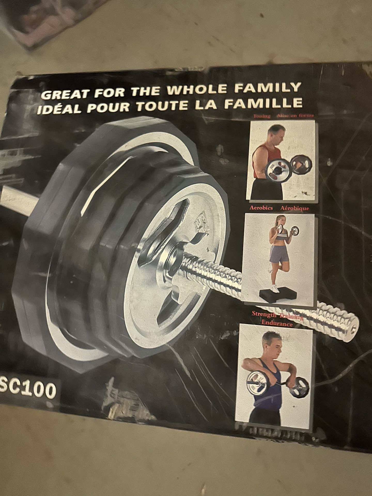 MARCY GRIP Chrome Weight Set 