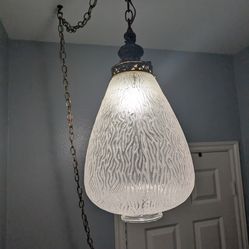 Vintage MCM swag lamp