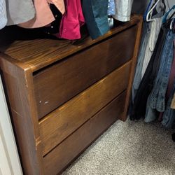 Sturdy Wooden Dresser 