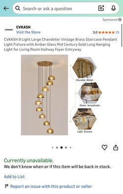Staircase Chandelier